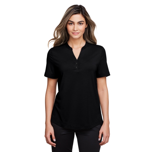 North End Women's Jaq Snap-Up Stretch Performance Polo Product Image