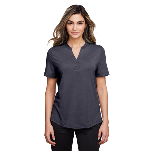 North End Women's Jaq Snap-Up Stretch Performance Polo Product Image