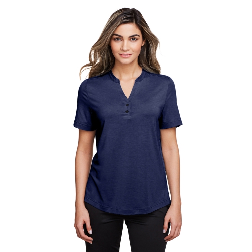 North End Women's Jaq Snap-Up Stretch Performance Polo Product Image