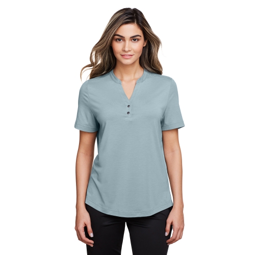 North End Women's Jaq Snap-Up Stretch Performance Polo Product Image