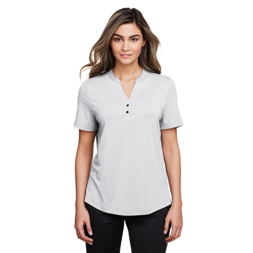 North End Women's Jaq Snap-Up Stretch Performance Polo Product Image