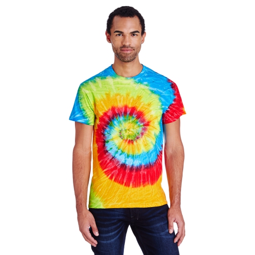 Tie Dye Adult 5.4 oz. Cotton T-Shirt Product Image