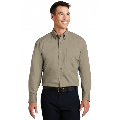 Port Authority Tall Long Sleeve Twill Shirt Product Image