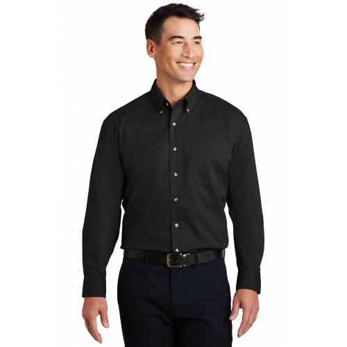 Port Authority Tall Long Sleeve Twill Shirt Product Image