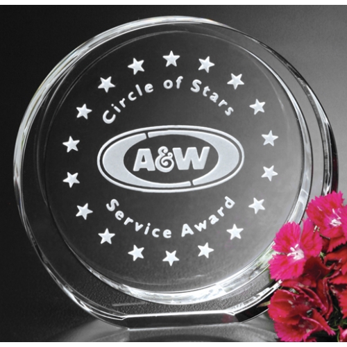 Atwater Circle Paperweight Award - 3-1/2 in. Dia. Product Image