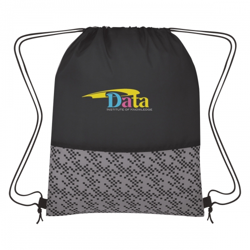 Bitmap Drawstring Backpack Product Image