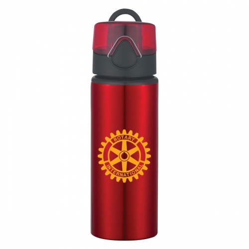 Aluminum Sports Bottle w/ Flip Top Lid - 25 oz. Product Image
