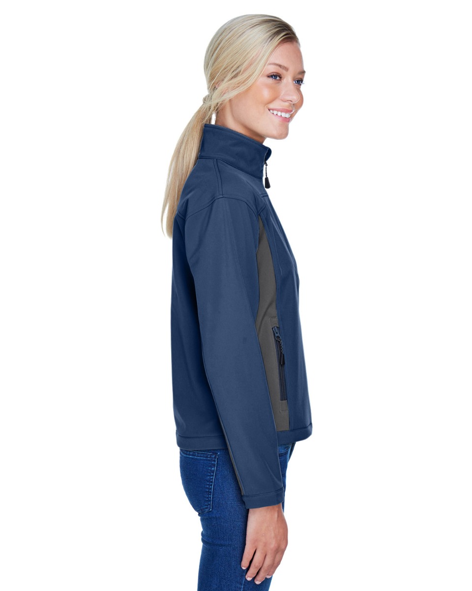 Devon & Jones Women's Soft Shell Colorblock Jacket Product Image