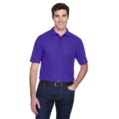 UltraClub Men's Whisper Pique Polo Product Image