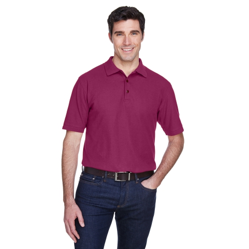 UltraClub Men's Whisper Pique Polo Product Image
