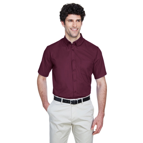Core 365 Men's Optimum Short-Sleeve Twill Shirt Product Image
