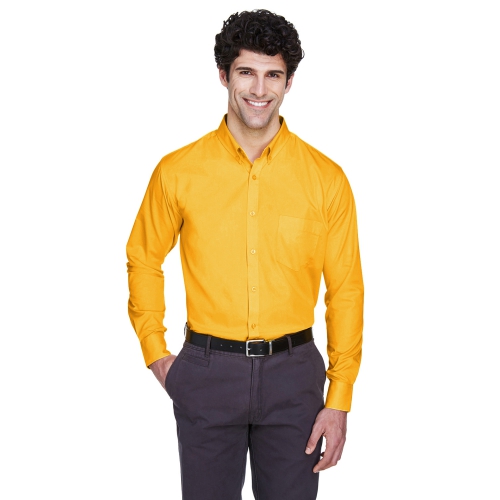 Core 365 Men's Operate Long-Sleeve Twill Shirt Product Image