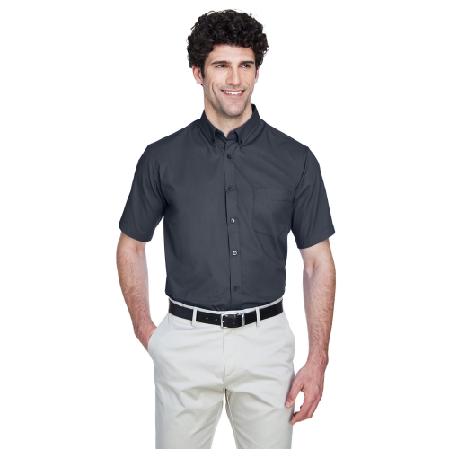 Core 365 Men's Optimum Short-Sleeve Twill Shirt Product Image