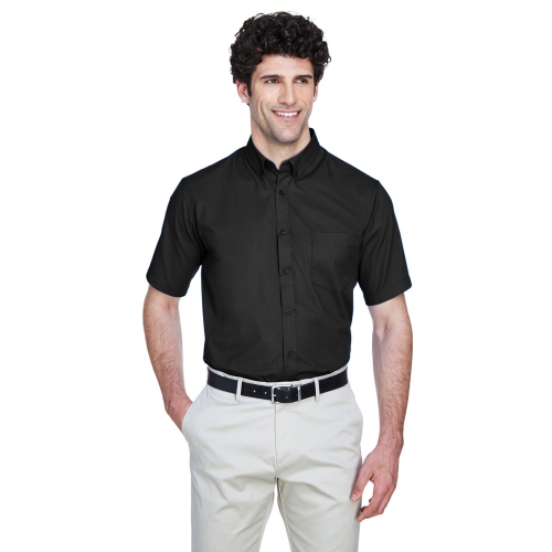 Core 365 Men's Optimum Short-Sleeve Twill Shirt Product Image