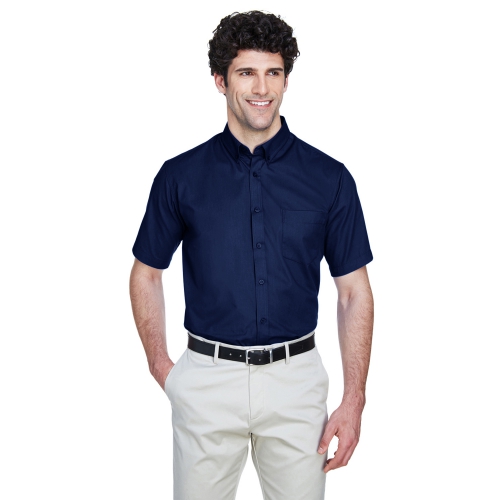 Core 365 Men's Optimum Short-Sleeve Twill Shirt Product Image