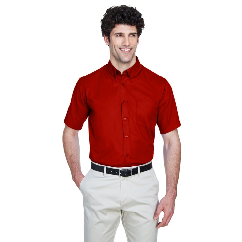 Core 365 Men's Optimum Short-Sleeve Twill Shirt Product Image