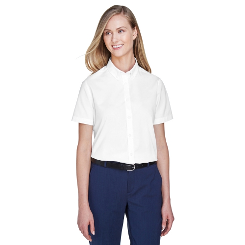 Core 365 Women's Optimum Short-Sleeve Twill Shirt Product Image