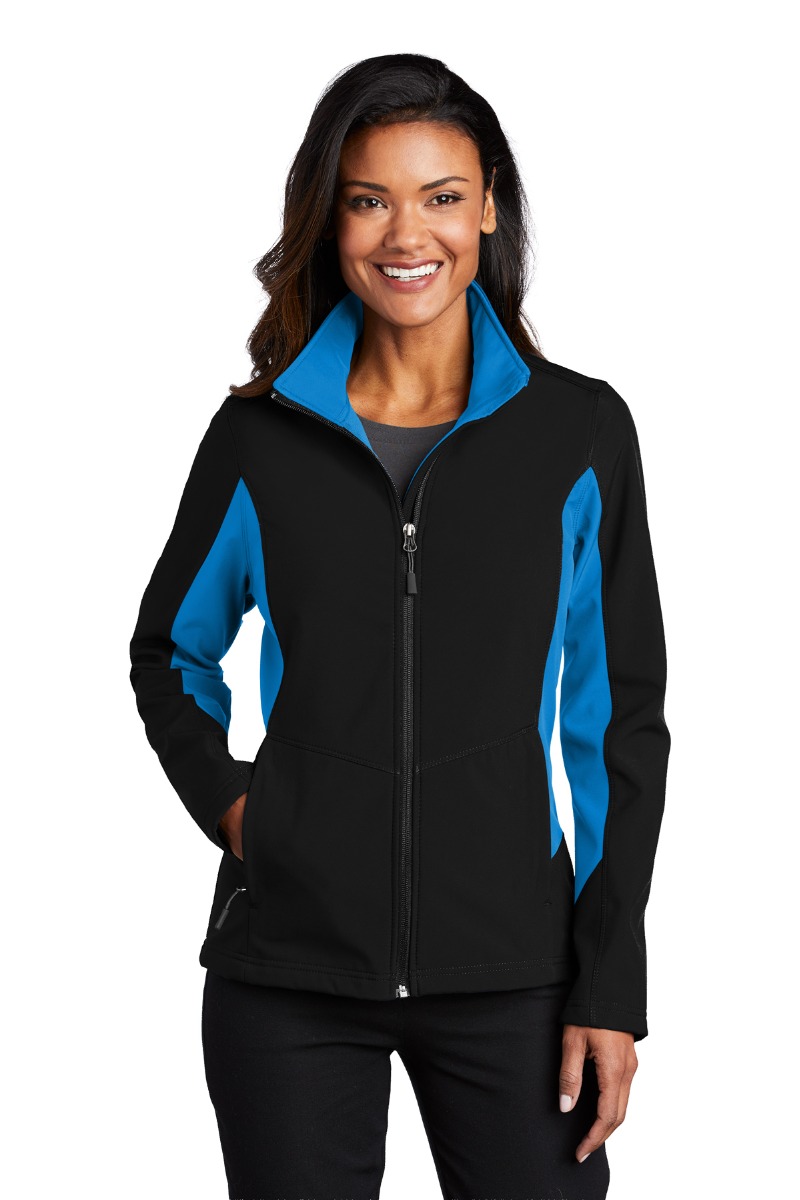 Port Authority Women's Core Colorblock Soft Shell Jacket Product Image