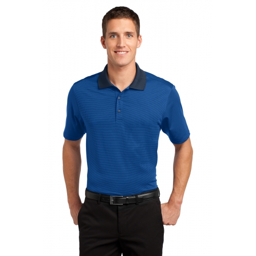 Port Authority Men's Fine Stripe Performance Polo Product Image