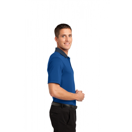 Port Authority Men's Fine Stripe Performance Polo Product Image