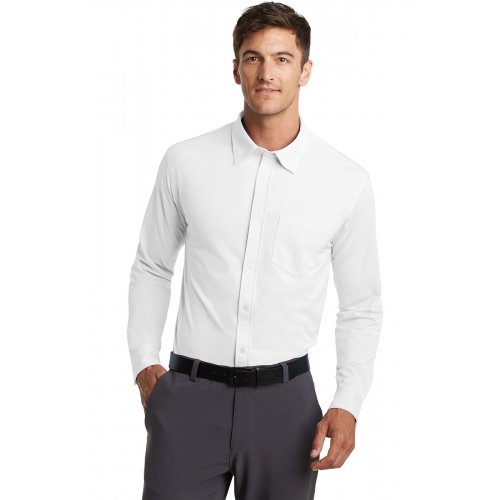 Port Authority Men's Dimension Knit Dress Shirt Product Image