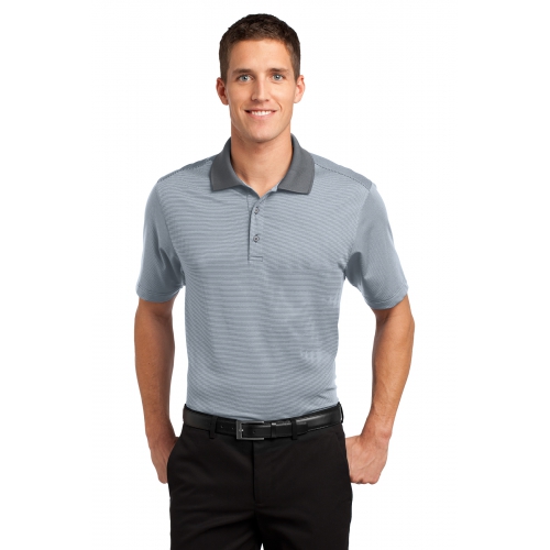 Port Authority Men's Fine Stripe Performance Polo Product Image