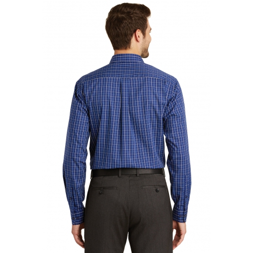 Port Authority Men's Tall Tattersall Easy Care Shirt Product Image