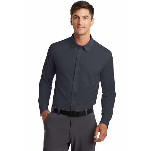 Port Authority Men's Dimension Knit Dress Shirt Product Image