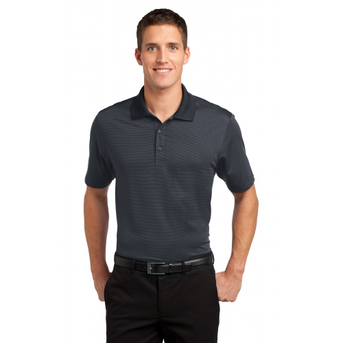 Port Authority Men's Fine Stripe Performance Polo Product Image