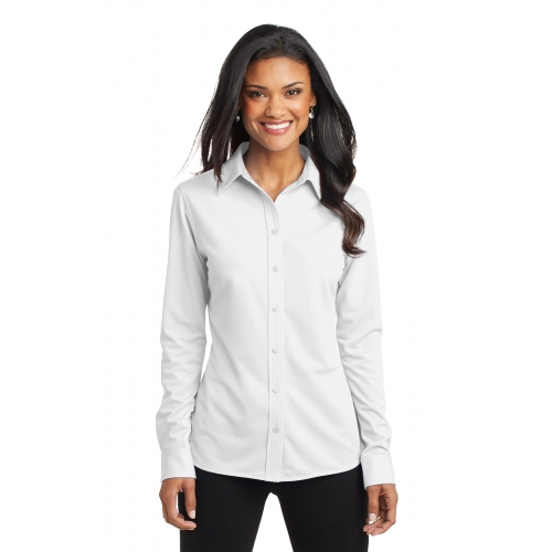 Port Authority Women's Dimension Knit Dress Shirt Product Image