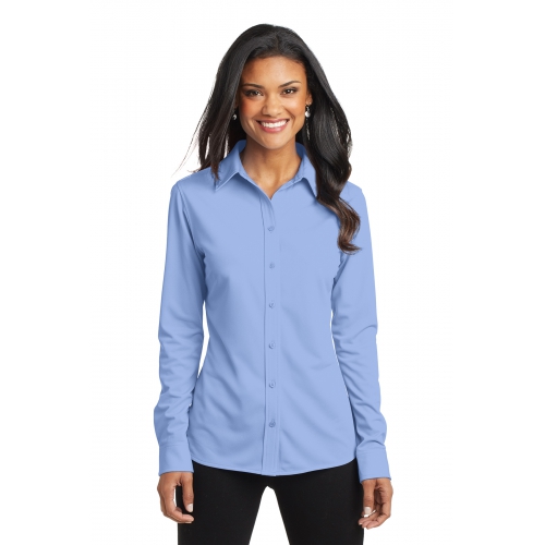 Port Authority Women's Dimension Knit Dress Shirt Product Image