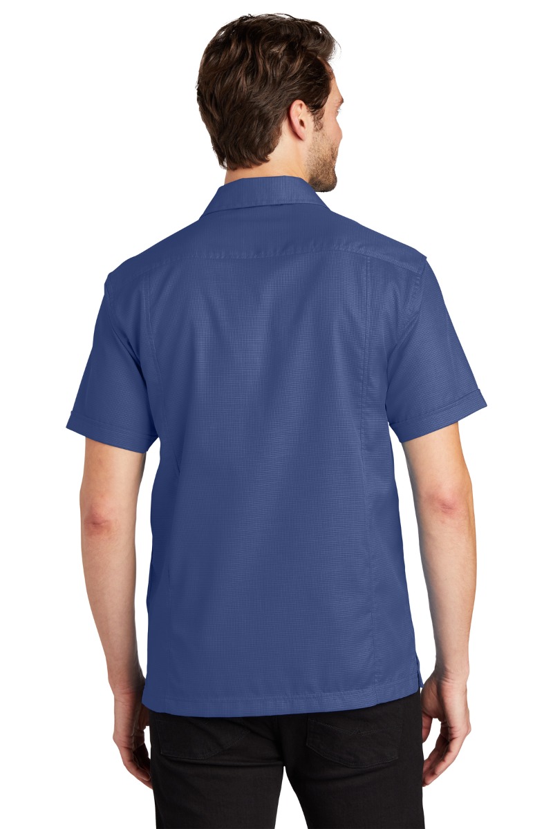 Port Authority Men's Textured Camp Shirt Product Image