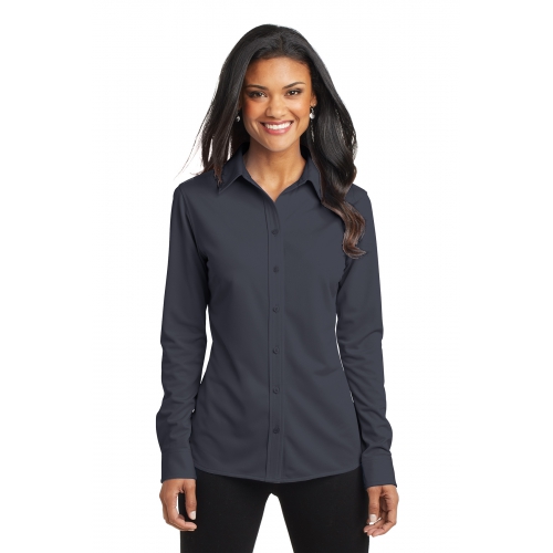 Port Authority Women's Dimension Knit Dress Shirt Product Image