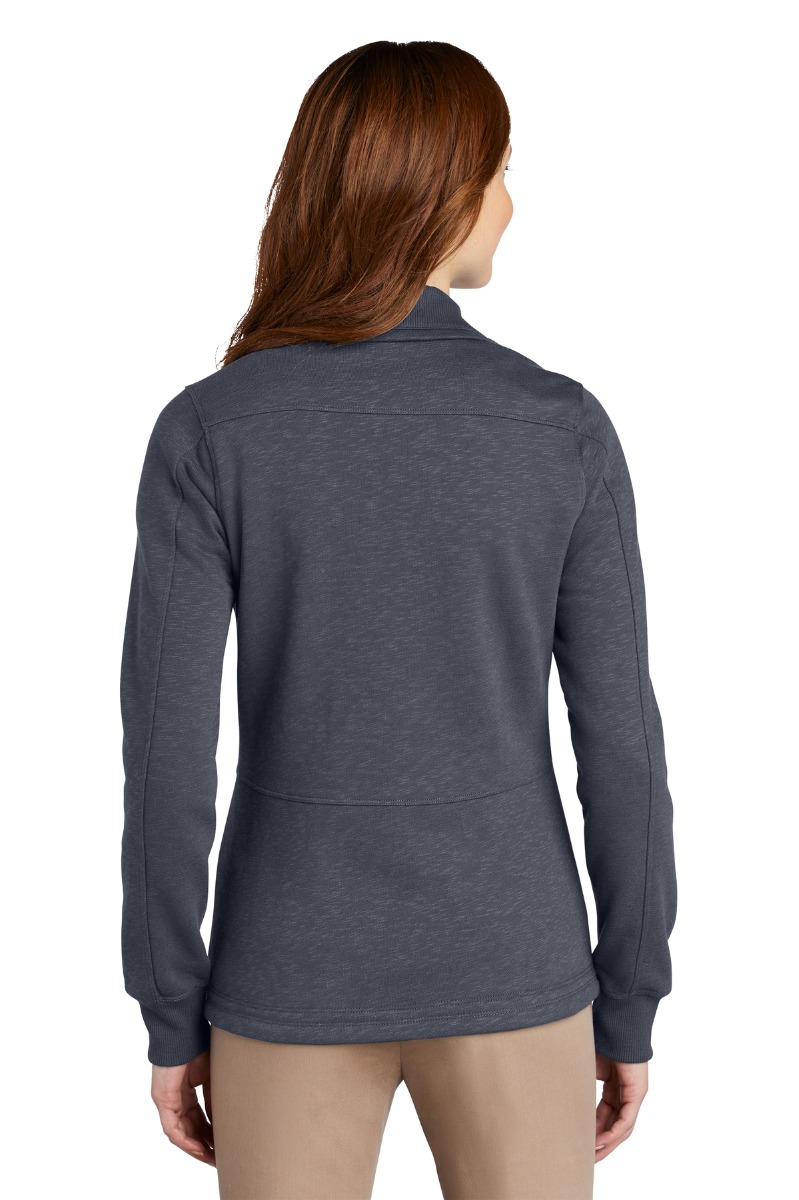 Port Authority Women's Slub Fleece Full-Zip Jacket Product Image