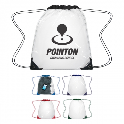 Clear Drawstring Cinch Pack Product Image