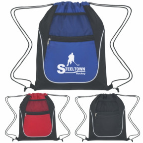 Drawstring Sports Pack With Dual Pockets Product Image