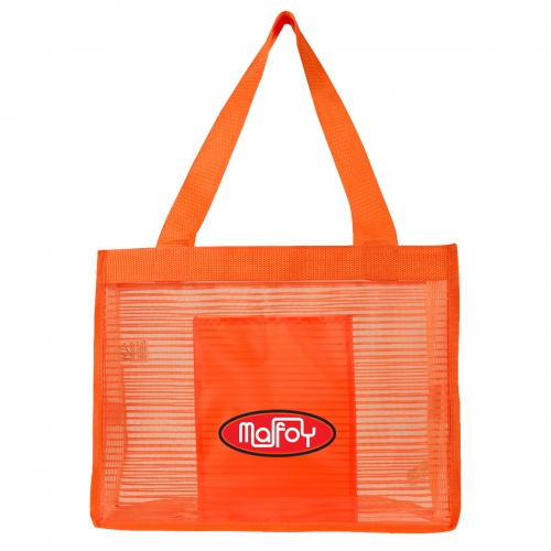 Sheer Striped Tote Bag Product Image