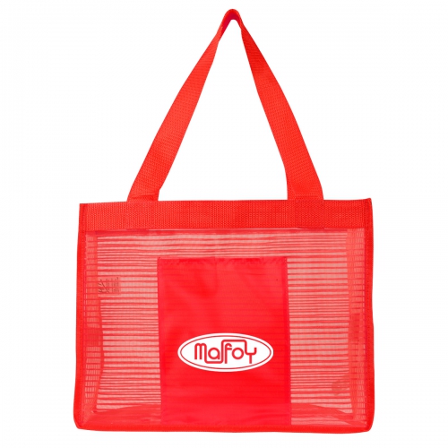 Sheer Striped Tote Bag Product Image