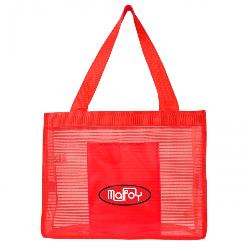 Sheer Striped Tote Bag Product Image