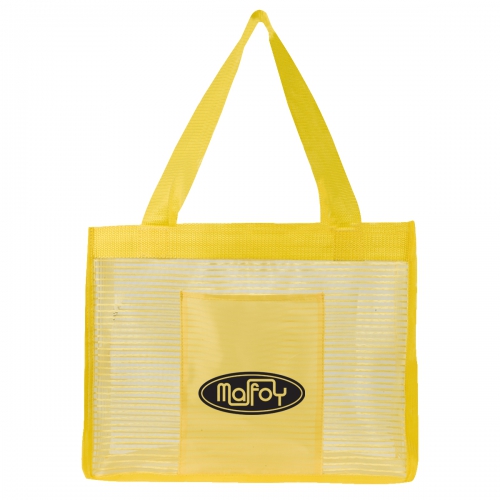 Sheer Striped Tote Bag Product Image