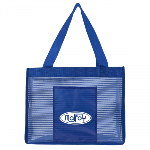 Sheer Striped Tote Bag Product Image