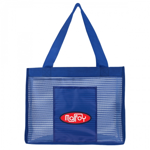 Sheer Striped Tote Bag Product Image