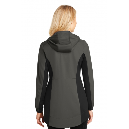 Port Authority Women's Active Hooded Soft Shell Jacket Product Image