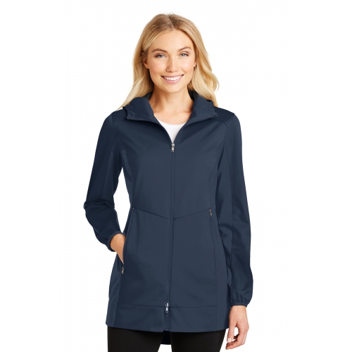 Port Authority Women's Active Hooded Soft Shell Jacket Product Image