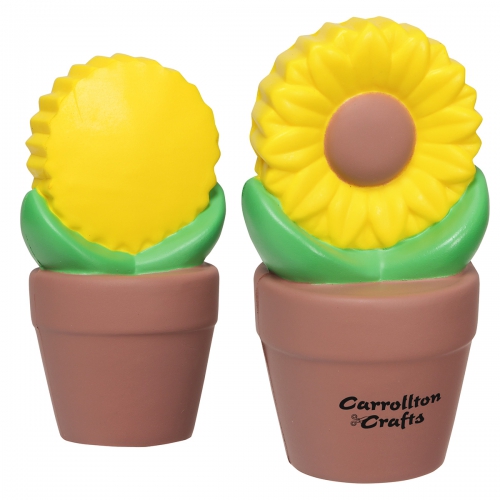 Sunflower In Flower Pot Stress Reliever Product Image