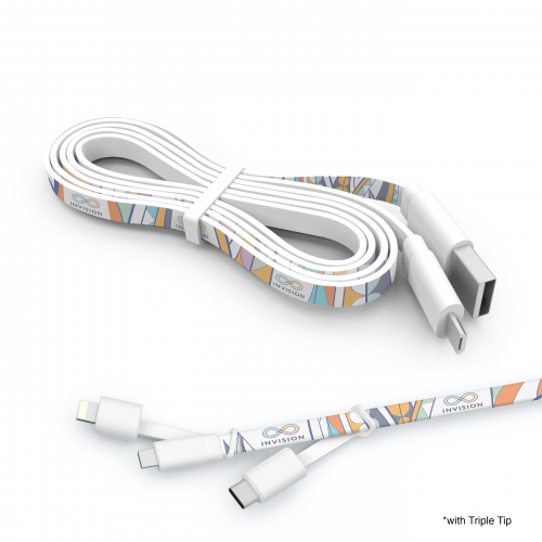 PowerStick 3 Foot Branded Triple Tip Cable Product Image
