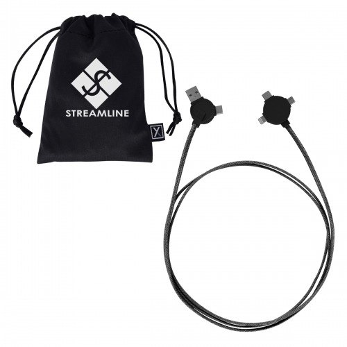 Xactly 5 Ft. 3-in-1 Lithium CC Charging Cable Product Image