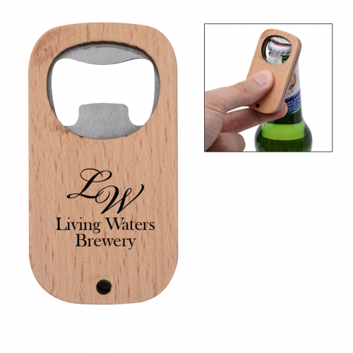 Bamboo Bottle Opener Product Image