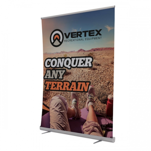 5' Jumbo Wide Retractor Kit w/ 13 oz. Smooth Scrim Vinyl Product Image