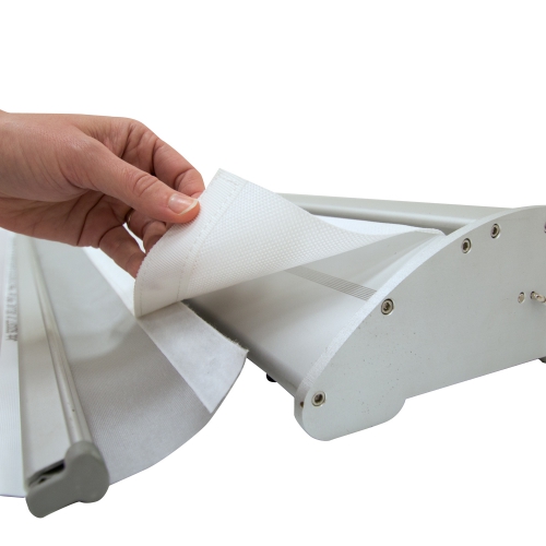 46.5" Deluxe Pro Retractor Double-Banner Kit w/ No-Curl Opaque Fabric Product Image